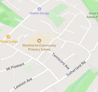 map for Glenthorne Community Primary School