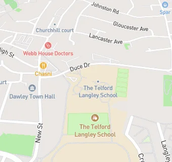 map for The Telford Langley School