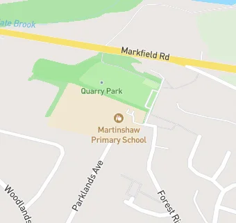 map for Martinshaw Primary School