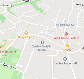 map for Dawley Christian Centre