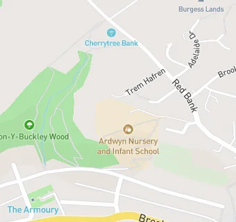 map for Ardwyn Nursery & Infants School