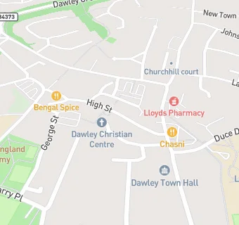 map for Dawley Family Dental Centre