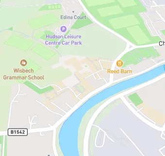 map for Wisbech Grammar School