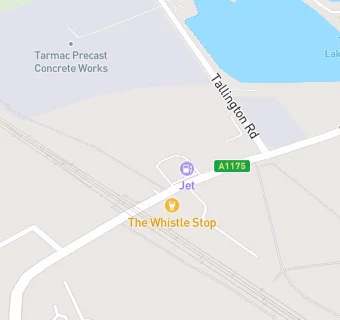 map for Tallington Service Station