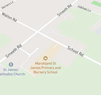 map for Marshland St James Primary and Nursery School