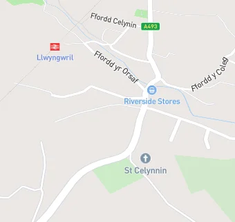 map for Ysgol Gynradd Llwyngwril