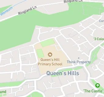 map for Set Your Sights At Queens Hill Primary And Nursery School