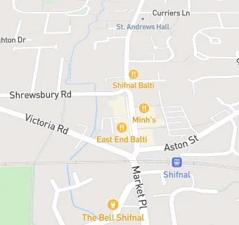 map for East End Balti