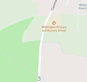 map for Whittington Primary School