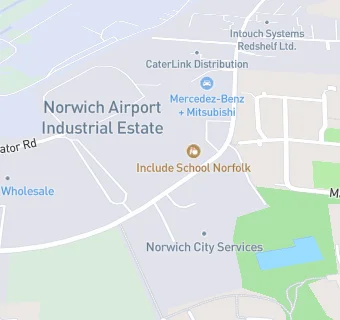 map for Include School Norfolk