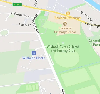 map for Wisbech Cricket And Hockey Club