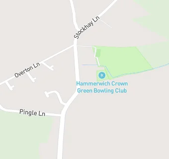 map for Hammerwich Cricket Club