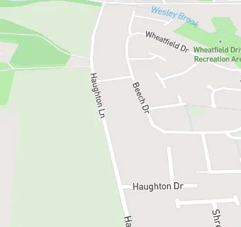 map for Haughton Hall