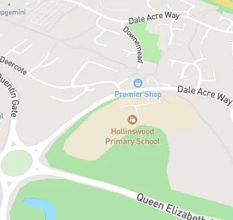 map for Hollinswood Primary School