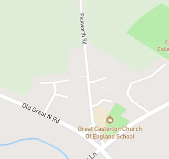 map for Love Food JM Ltd at Great Casterton C of E Primary School