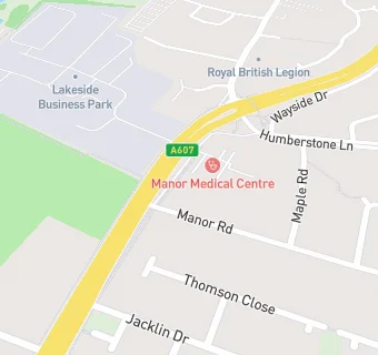 map for Manor Medical Centre
