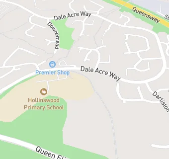 map for Hollinswood Infant and Nursery School