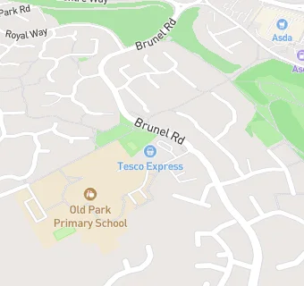 map for Old Park Primary School