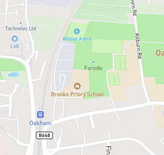 map for Brooke Priory School