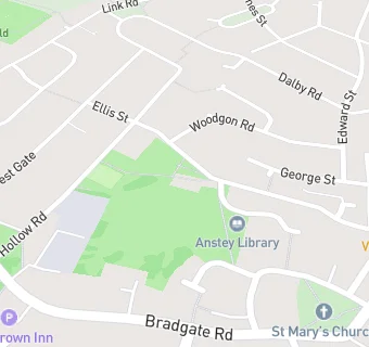 map for RVS Anstey Lunch Club