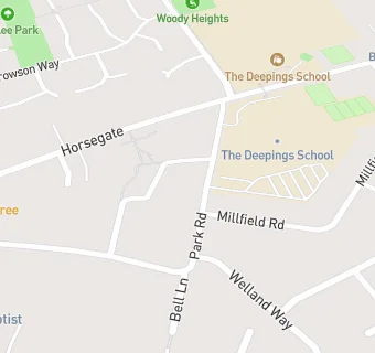 map for The Deepings School Sixth Form Centre