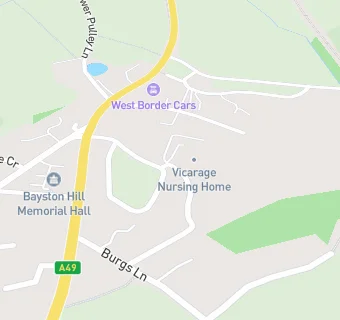 map for Vicarage Nursing Home