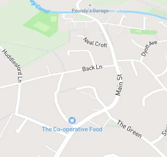 map for The Langton Medical Group Whittington Branch Surgery