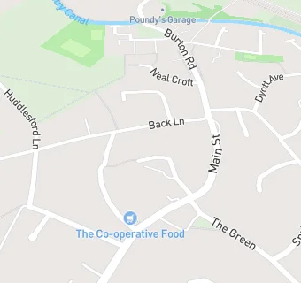 map for Whittington Village Hall