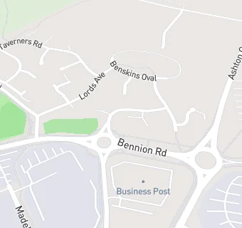 map for Holmfield Day Centre