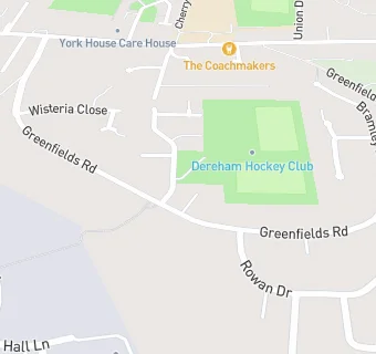 map for Dereham Hockey Club