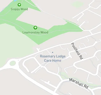 map for Rosemary Lodge Residential Home