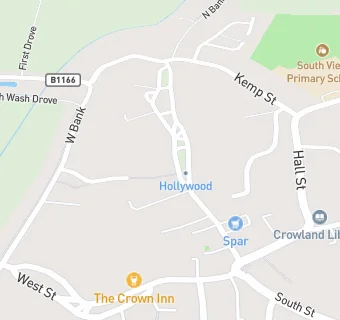 map for Crowland Community Pre-School