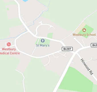 map for St Marys CofE Primary School