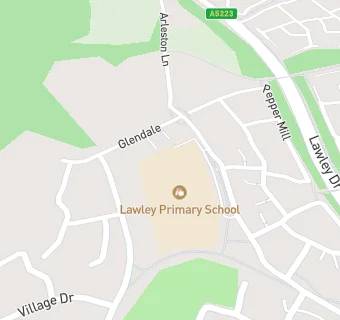 map for Lawley Primary School