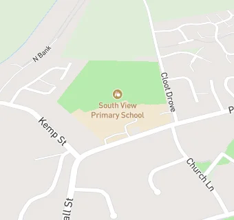 map for South View Community Primary School