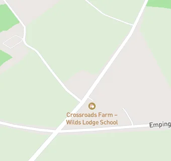 map for Wilds lodge School at Crossroads Farm