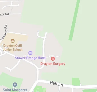 map for Drayton Medical Practice