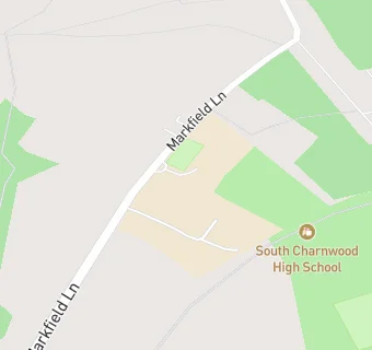 map for South Charnwood High School