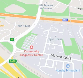 map for Mydentist, Stafford Park 1, Telford