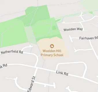 map for Woolden Hill Primary School