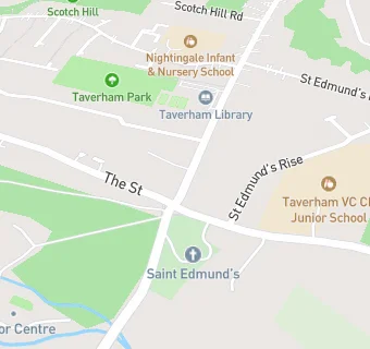 map for Taverham Day Care Centre