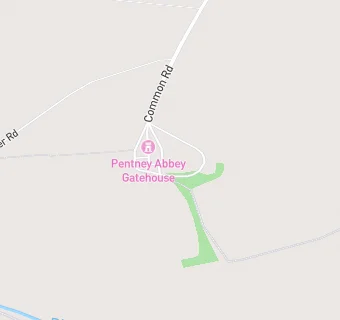 map for Pentney Abbey Estate