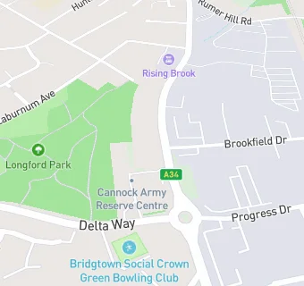 map for Bridgtown Social WMC