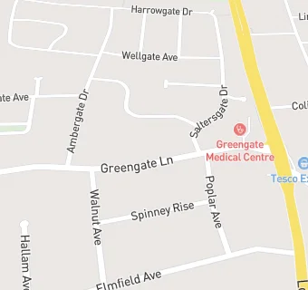 map for Greengate Medical Centre