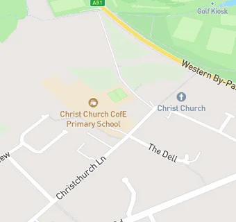 map for Christ Church CofE (C) Primary School