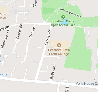 map for Edwards & Blake at Eco Cafe Dereham Sixth Form Centre