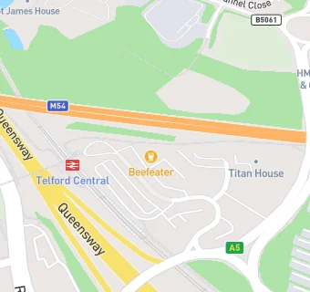 map for Euston Way Beefeater