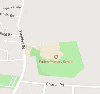 map for Fulfen Primary School