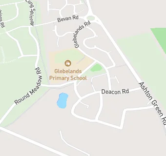 map for Glebelands Primary School