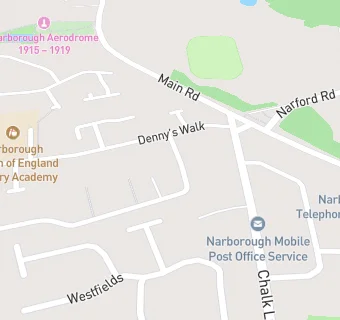 map for Narborough Store Ltd